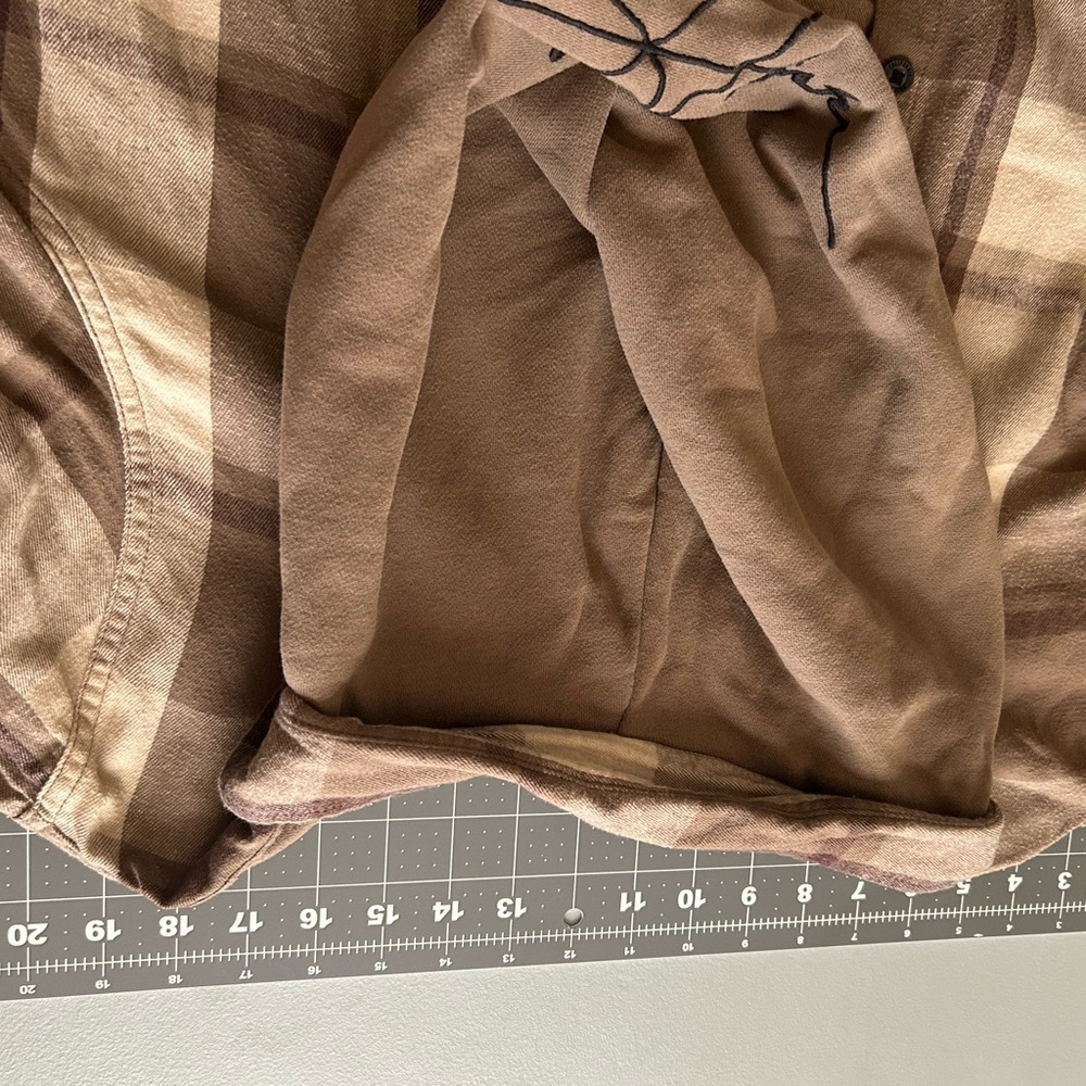 Hollister Brown Plaid Men's Sweater - Picture 7 of 12